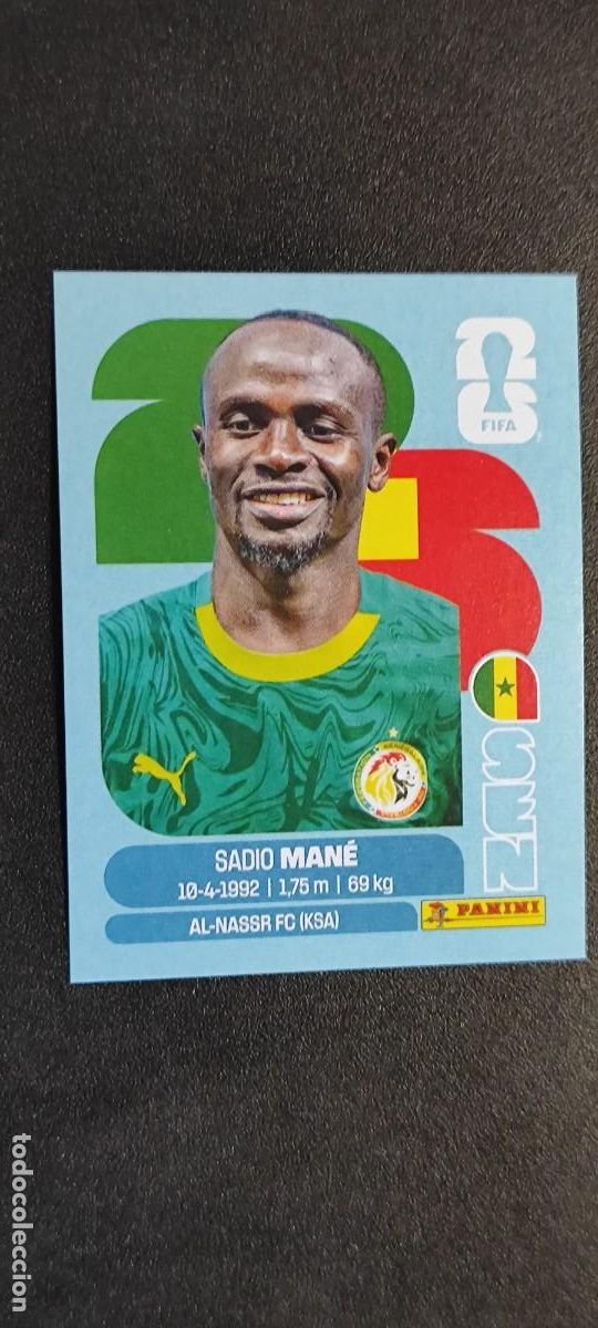 Fu&szlig;ball-Sticker: FIFA WORLD CUP 2026 STICKER SADIO MANE SENEGAL # SEN15 PANINI
