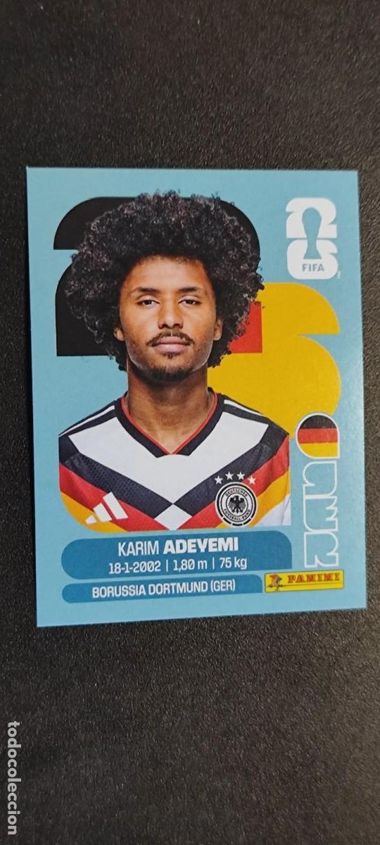Fu&szlig;ball-Sticker: FIFA WORLD CUP 2026 STICKER ADEYEMI ALEMANIA # GER19 PANINI