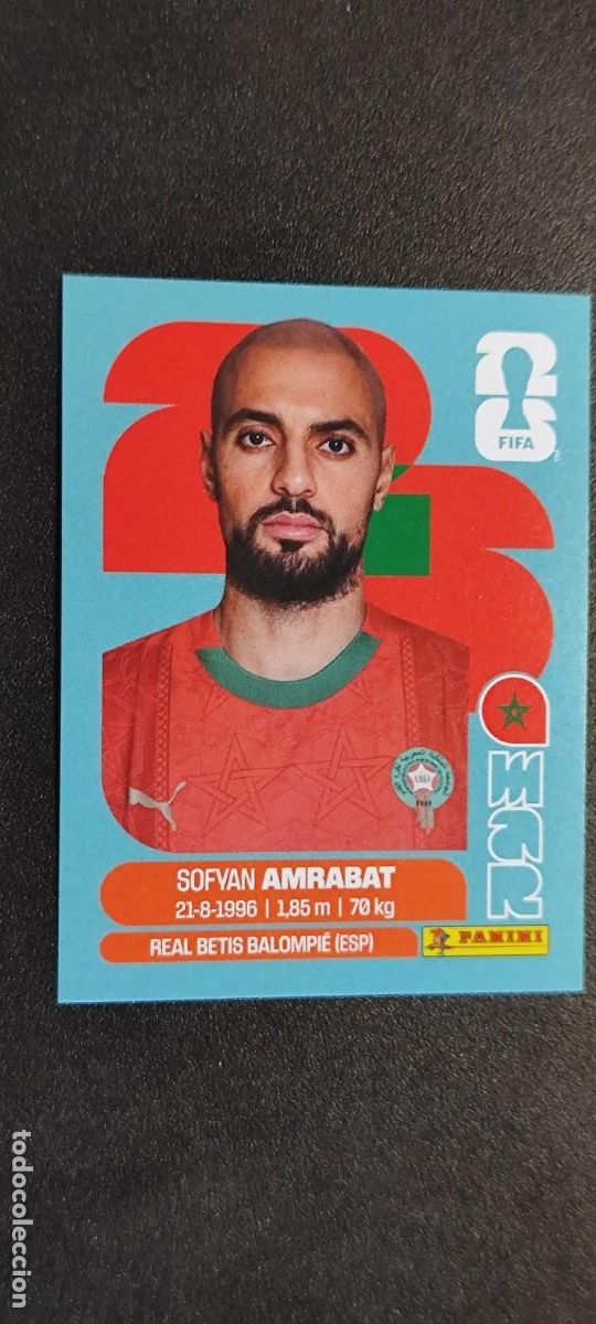 Fu&szlig;ball-Sticker: FIFA WORLD CUP 2026 STICKER AMRABAT MARRUECOS # MAR10 PANINI