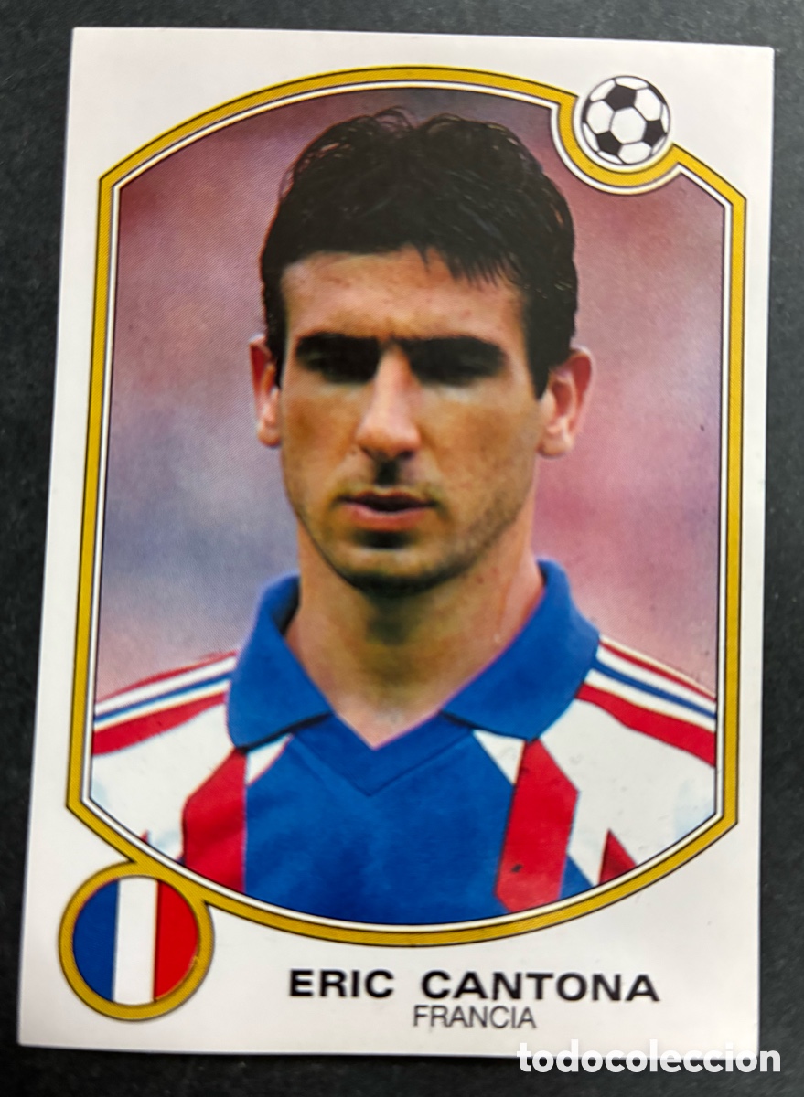 Fu&szlig;ball-Sticker: CROMO SIN PEGAR ERIC CANTONA FRANCIA # 189 PANINI FUTBOL 92-93