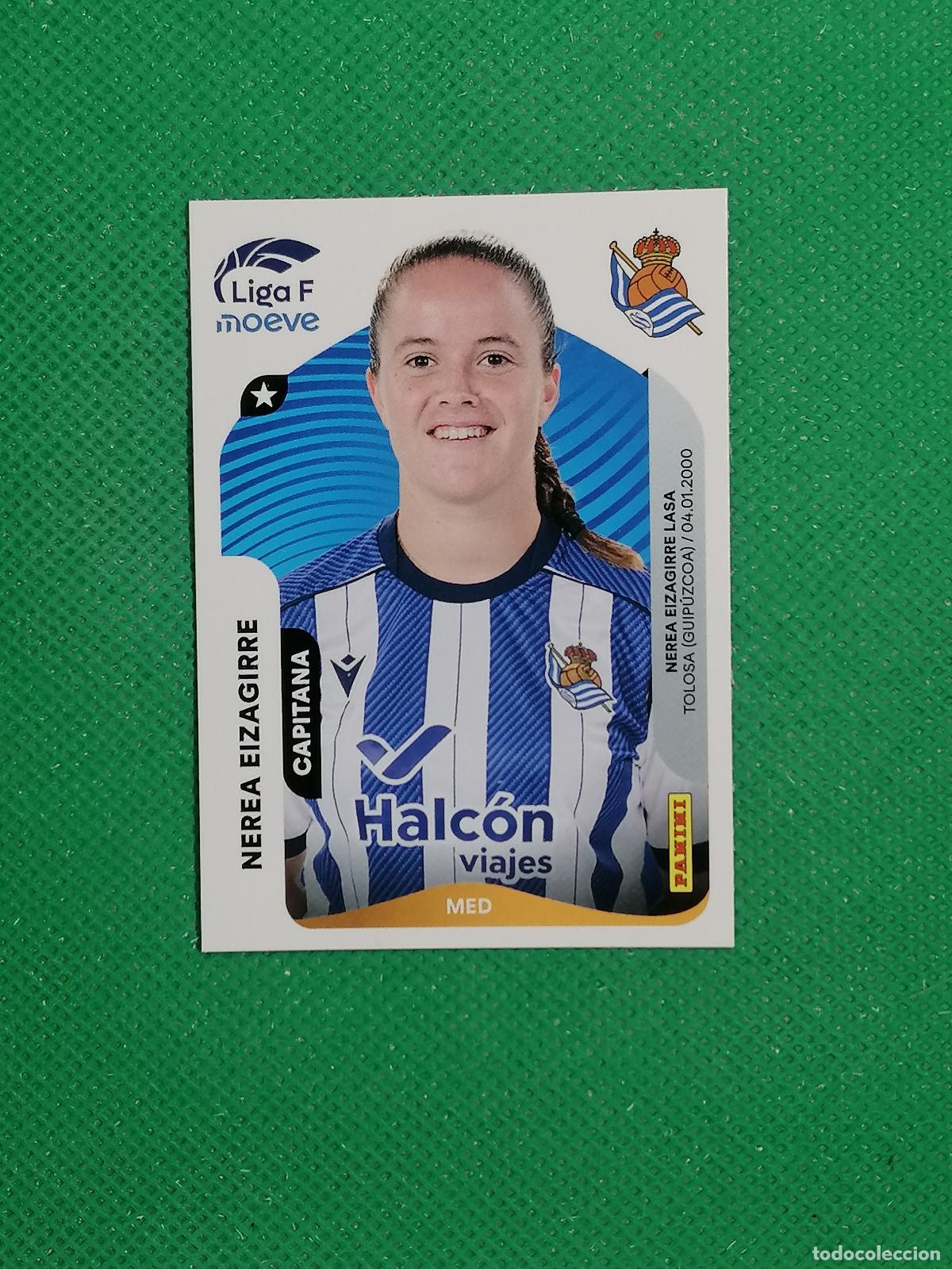 Cartes &agrave; collectionner de Football: 296 NEREA EIZAGIRRE REAL SOCIEDAD ⚽ PANINI LIGA FEMENINA F MOEVE 25 26 2025 2026 ⚽