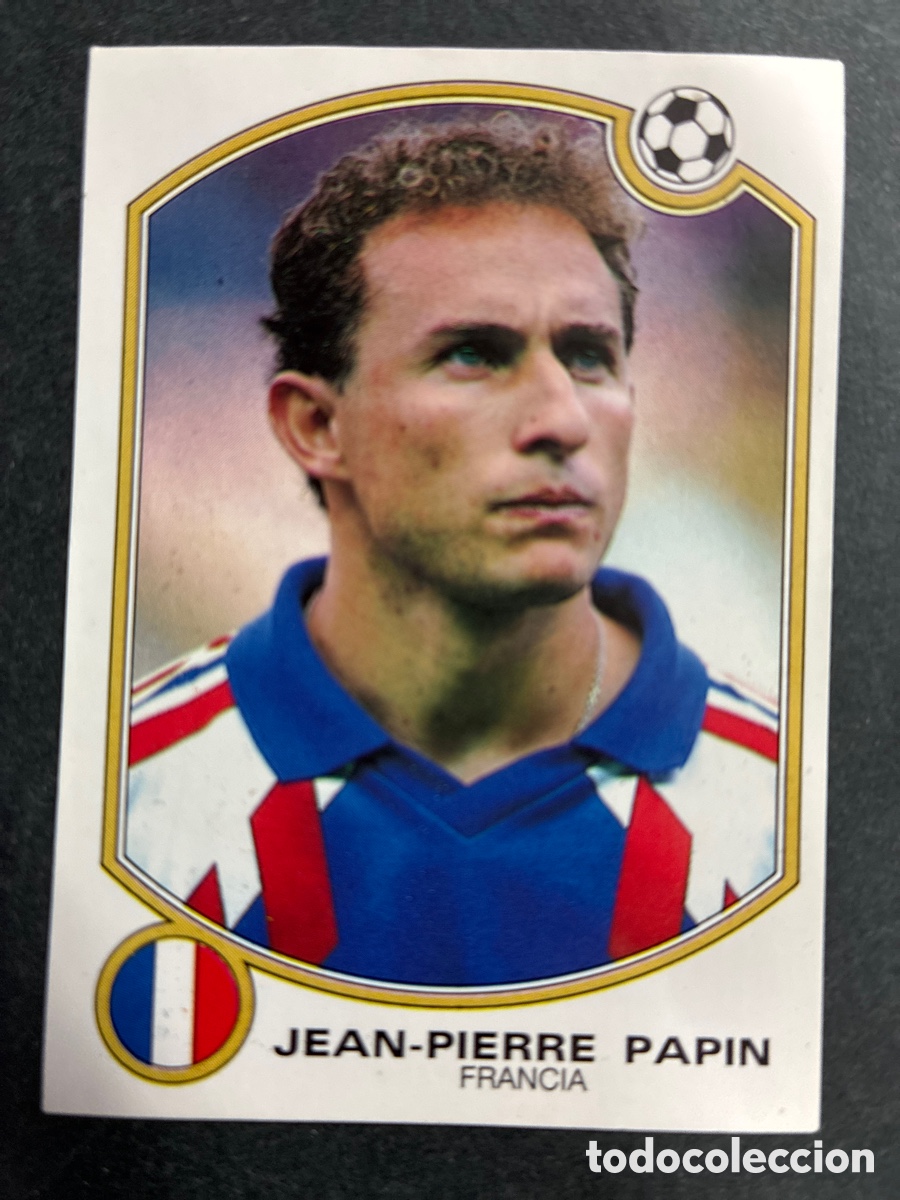 Cromos de F&uacute;tbol: CROMO SIN PEGAR JEAN PIERRE PAPIN FRANCIA # 206 PANINI FUTBOL 92-93