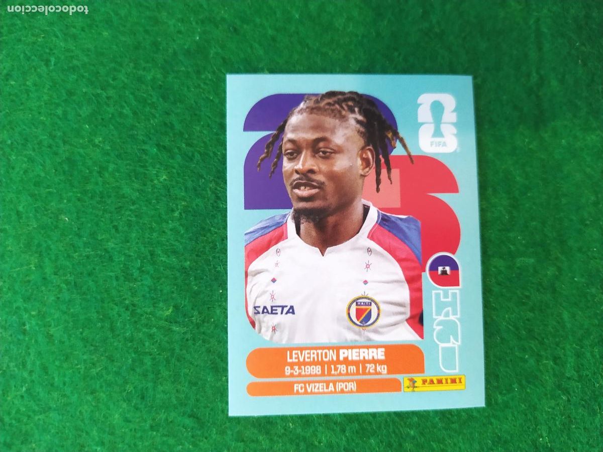 Cromos de F&uacute;tbol: OFFICIAL STICKER COLLECTION WORLD CUP MUNDIAL 2026 - HAITI N&ordm; 10 PIERRE