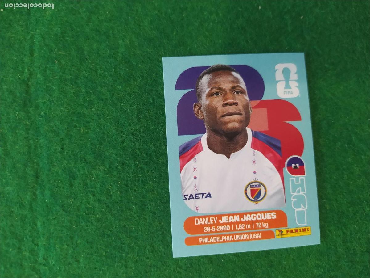 Cromos de F&uacute;tbol: OFFICIAL STICKER COLLECTION WORLD CUP MUNDIAL 2026 - HAITI N&ordm; 11 JACQUES
