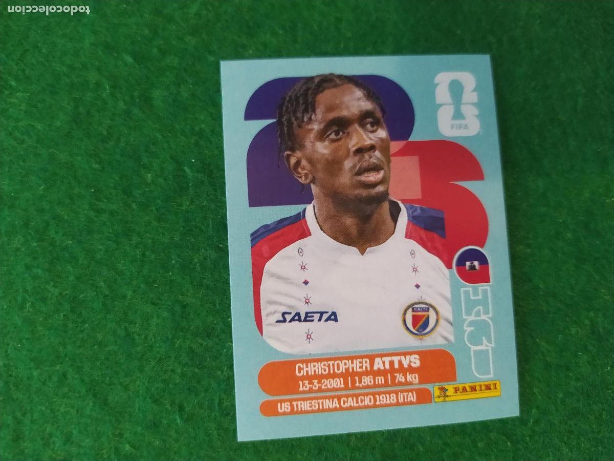 Cromos de F&uacute;tbol: OFFICIAL STICKER COLLECTION WORLD CUP MUNDIAL 2026 - HAITI N&ordm; 14 ATTYS