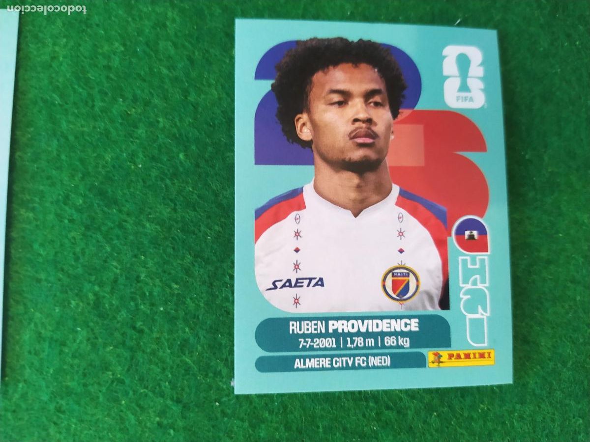 Cromos de F&uacute;tbol: OFFICIAL STICKER COLLECTION WORLD CUP MUNDIAL 2026 - HAITI N&ordm; 17 PROVIDENCE