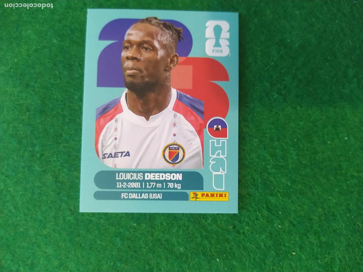 Cromos de F&uacute;tbol: OFFICIAL STICKER COLLECTION WORLD CUP MUNDIAL 2026 - HAITI N&ordm; 19 DEEDSON