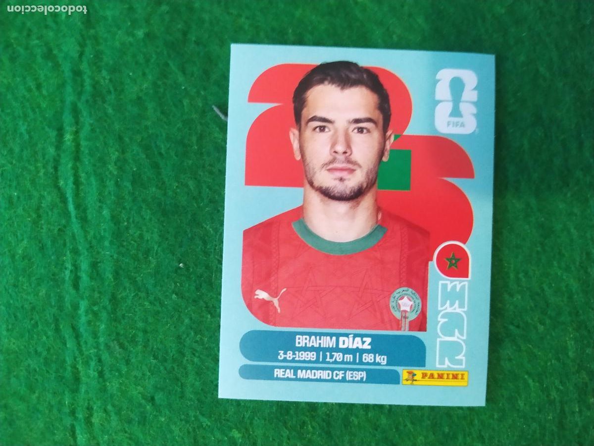 Cromos de F&uacute;tbol: OFFICIAL STICKER COLLECTION WORLD CUP MUNDIAL 2026 - MARRUECOS N&ordm; 19 BRAHIM DIAZ