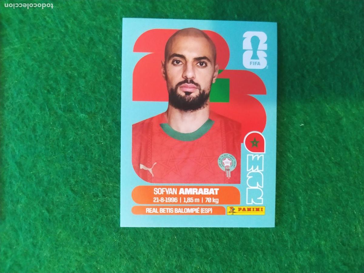 Cromos de F&uacute;tbol: OFFICIAL STICKER COLLECTION WORLD CUP MUNDIAL 2026 - MARRUECOS N&ordm; 10 AMRABAT