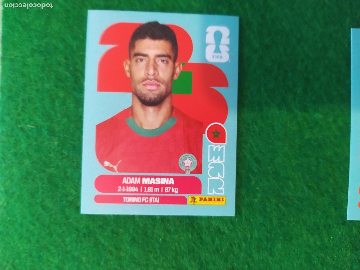 Cromos de F&uacute;tbol: OFFICIAL STICKER COLLECTION WORLD CUP MUNDIAL 2026 - MARRUECOS N&ordm; 9 MASINA
