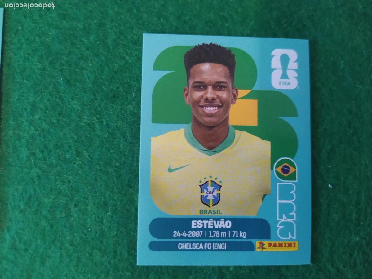 Football Stickers: OFFICIAL STICKER COLLECTION WORLD CUP MUNDIAL 2026 - BRASIL N&ordm; 20 ESTAVAO