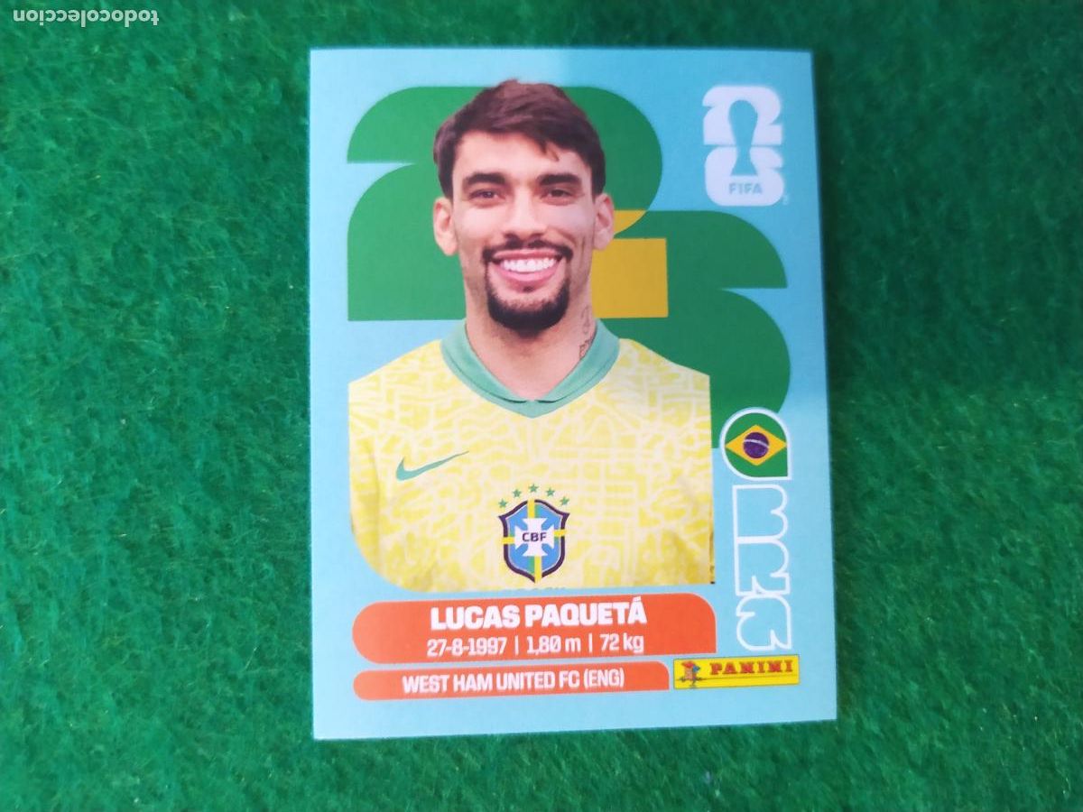 Football Stickers: OFFICIAL STICKER COLLECTION WORLD CUP MUNDIAL 2026 - BRASIL N&ordm; 9 PAQUETA