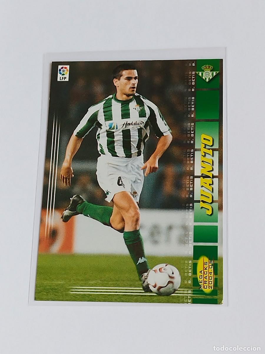 Cromos de F&uacute;tbol: JUANITO #78 REAL BETIS - MEGACRACKS LA LIGA 2004 2005 - PANINI MGK 04 05 MEGA CRACKS