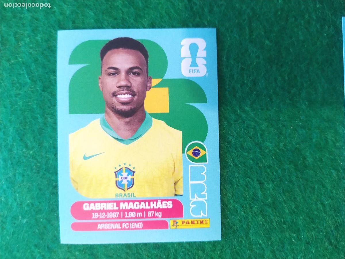 Cromos de F&uacute;tbol: OFFICIAL STICKER COLLECTION WORLD CUP MUNDIAL 2026 - BRASIL N&ordm; 6 MAGALHAES