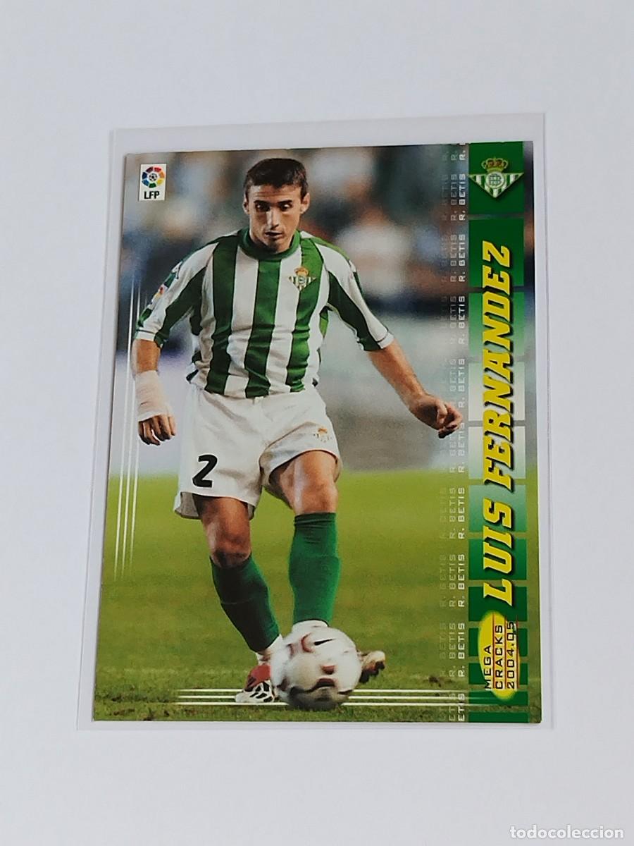 Fu&szlig;ball-Sticker: LUIS FERNANDEZ #80 REAL BETIS - MEGACRACKS LA LIGA 2004 2005 - PANINI MGK 04 05 MEGA CRACKS