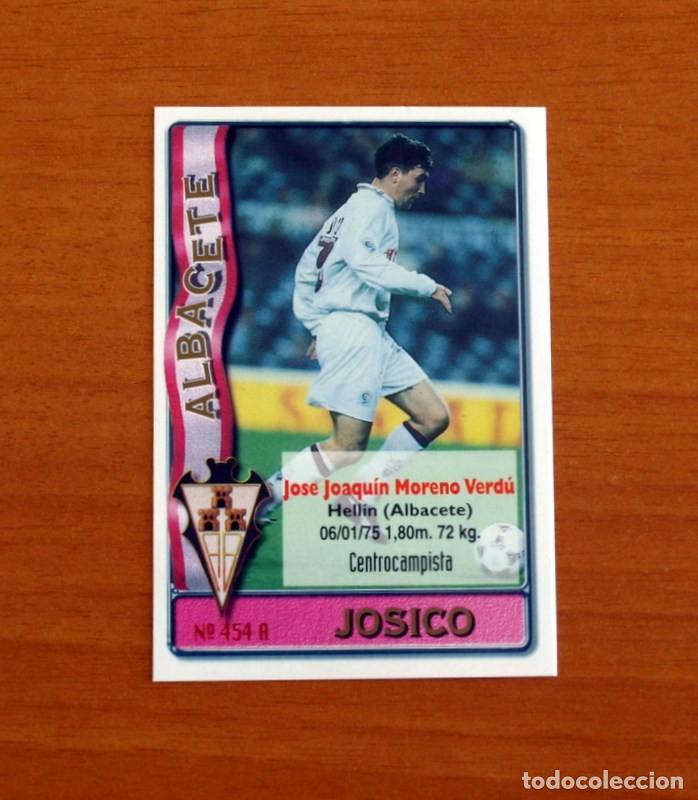 Figurine di Calcio: Albacete-N&ordm; 454 A Josico-Luna -2&ordf; Divisi&oacute;n-Mundicromo Las Fichas de la Liga 1996-1997-96-97