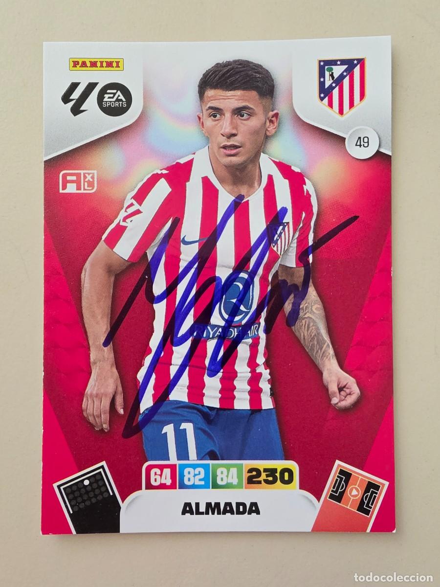 Figurine di Calcio: Cromo firmado de Thiago Almada con aut&oacute;grafo, Atl&eacute;tico de Madrid
