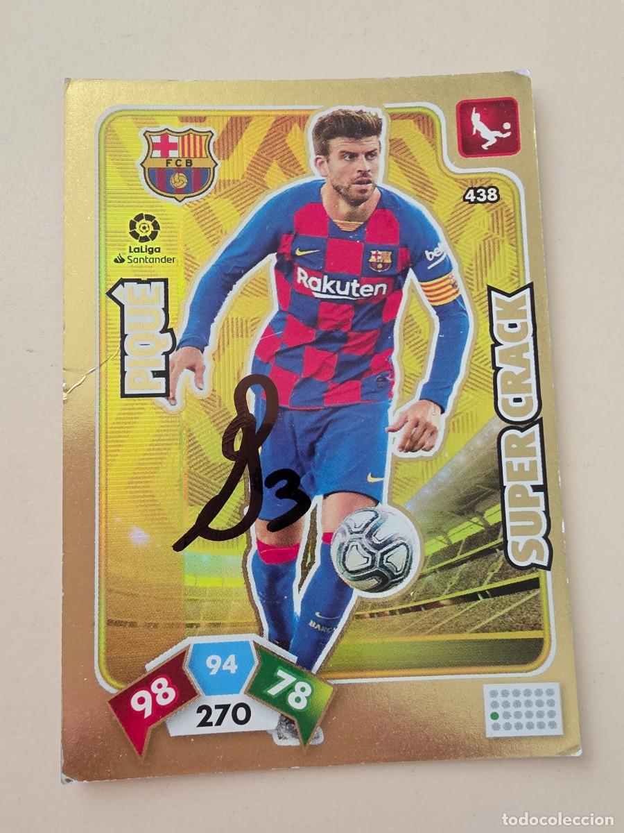 Fu&szlig;ball-Sticker: Cromo firmado de Gerard Piqu&eacute; con aut&oacute;grafo, FC Barcelona