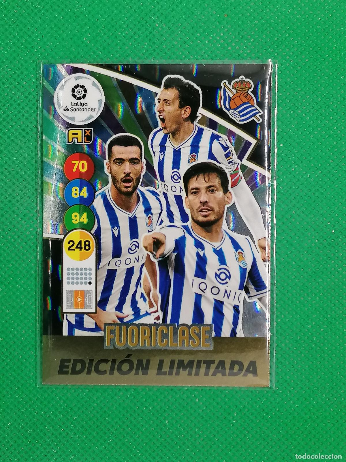 Cromos de F&uacute;tbol: SILVA OYARZABAL MERINO REAL SOCIEDAD LIMITADA FUORICLASE ⚽ PANINI LIGA ADRENALYN 20 21 2020 2021 ⚽