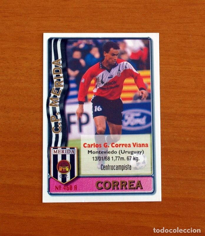 Cromos de F&uacute;tbol: Merida-N&ordm; 460 A Correa-Baroja -2&ordf; Divisi&oacute;n-Mundicromo Las Fichas de la Liga 1996-1997-96-97