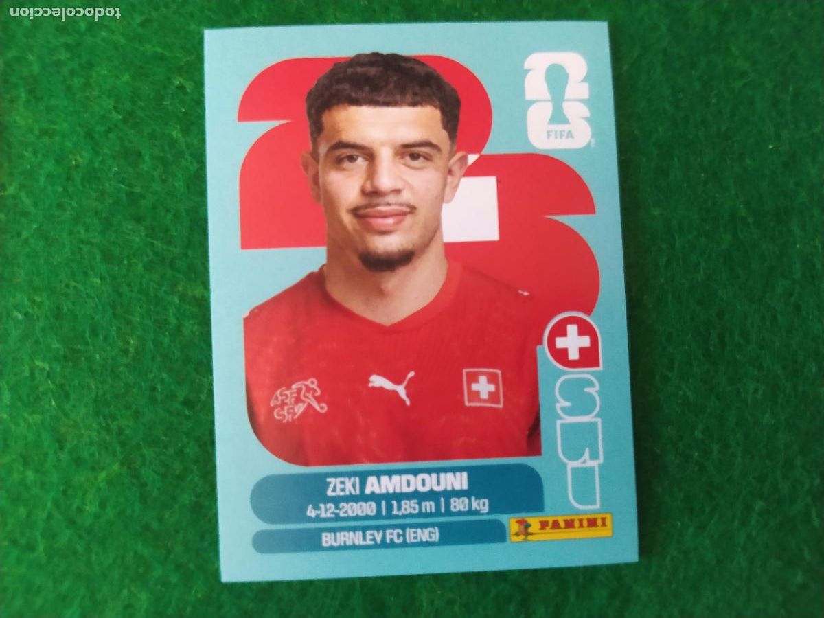 Cromos de F&uacute;tbol: OFFICIAL STICKER COLLECTION WORLD CUP MUNDIAL 2026 - SUIZA N&ordm; 20 AMDOUNI