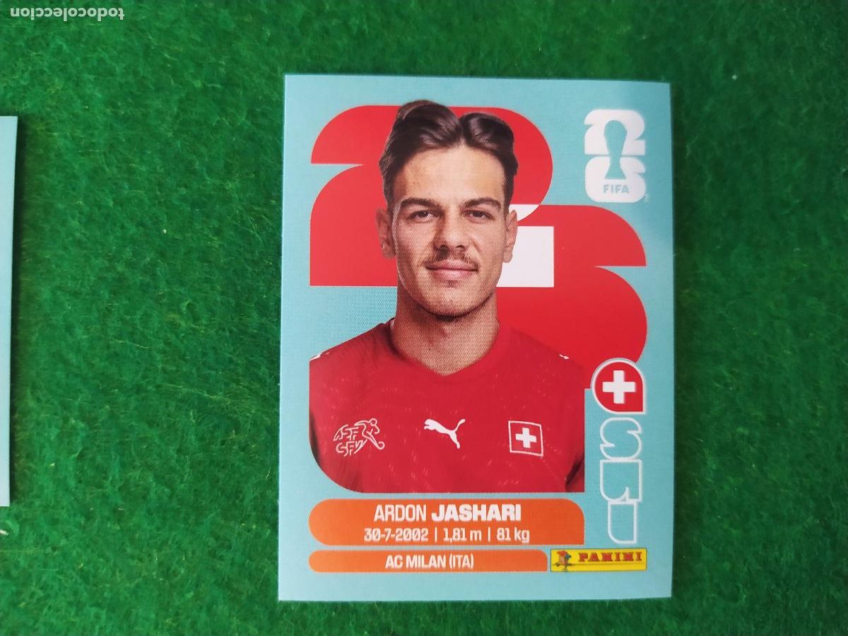 Cromos de F&uacute;tbol: OFFICIAL STICKER COLLECTION WORLD CUP MUNDIAL 2026 - SUIZA N&ordm; 14 JASHARI