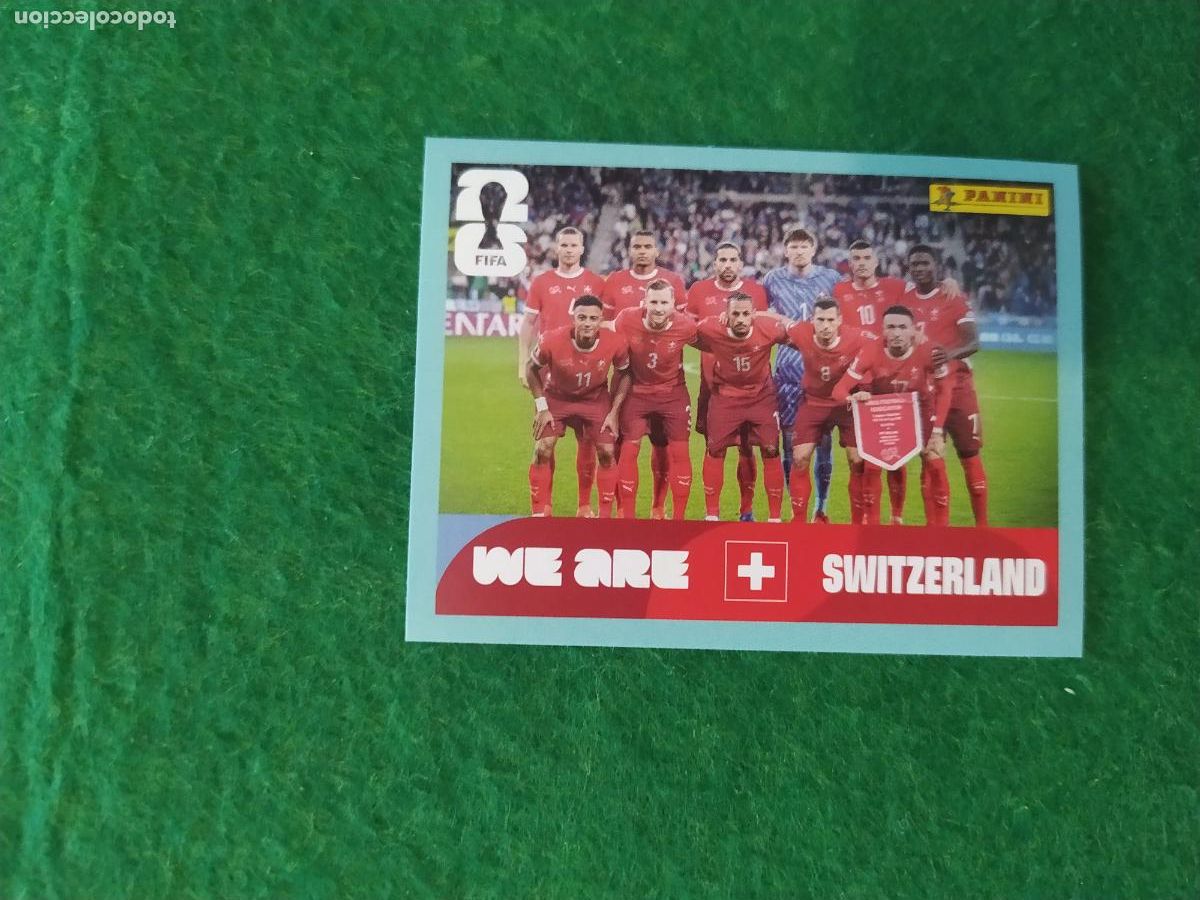Cromos de F&uacute;tbol: OFFICIAL STICKER COLLECTION WORLD CUP MUNDIAL 2026 - SUIZA N&ordm; 13 ONCE INICIAL