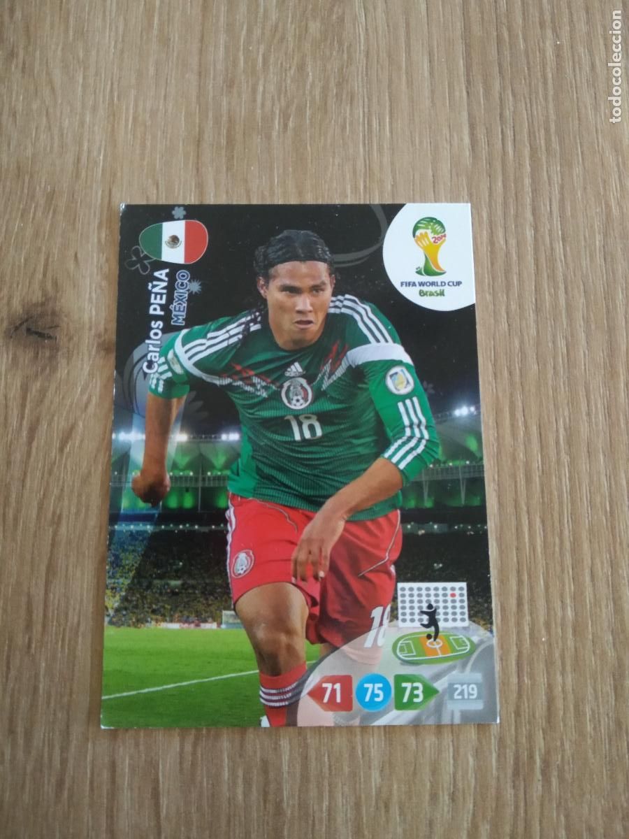 Cromos de F&uacute;tbol: CARLOS PE&Ntilde;A MEXICO CROMO FUTBOL PANINI ADRENALYN 2014 WORLD CUP COPA DEL MUNDO