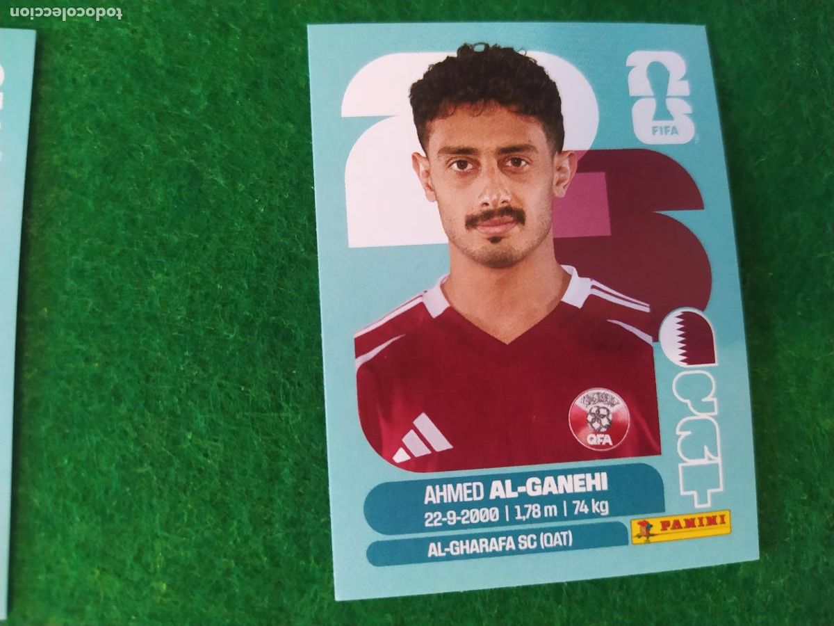 Cromos de F&uacute;tbol: OFFICIAL STICKER COLLECTION WORLD CUP MUNDIAL 2026 - QATAR N&ordm; 19 AL-GANEHI