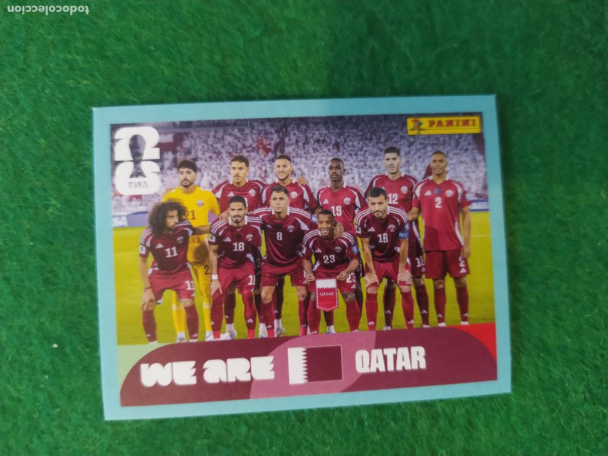 Cromos de F&uacute;tbol: OFFICIAL STICKER COLLECTION WORLD CUP MUNDIAL 2026 - QATAR N&ordm; 13 ONCE INICIAL