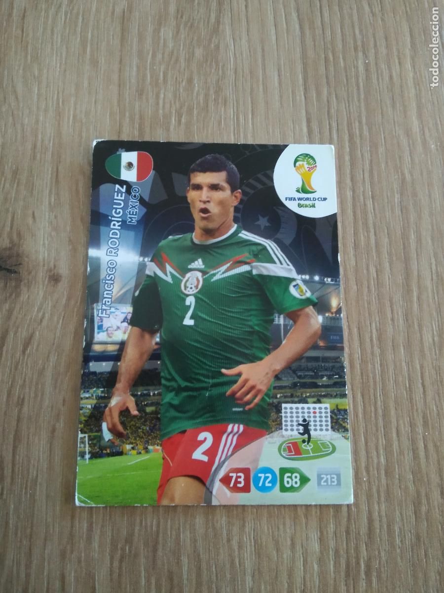Cromos de F&uacute;tbol: FRANCISCO RODRIGUEZ MEXICO CROMO FUTBOL PANINI ADRENALYN 2014 WORLD CUP COPA DEL MUNDO