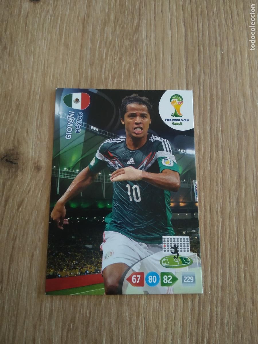 Cromos de F&uacute;tbol: GIOVANI MEXICO CROMO FUTBOL PANINI ADRENALYN 2014 WORLD CUP COPA DEL MUNDO