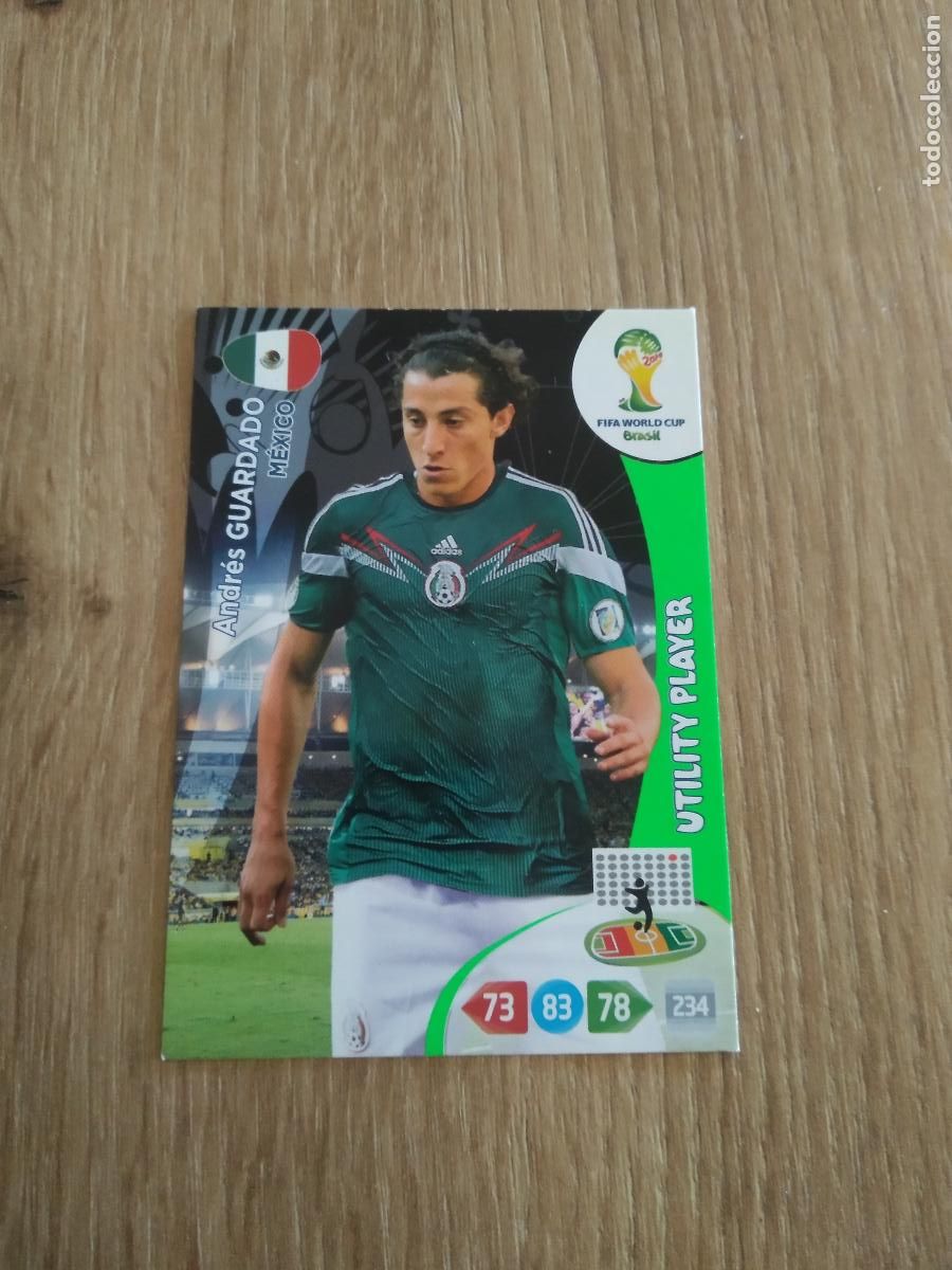 Cromos de F&uacute;tbol: ANDRES GUARDADO MEXICO CROMO FUTBOL PANINI ADRENALYN 2014 WORLD CUP COPA DEL MUNDO
