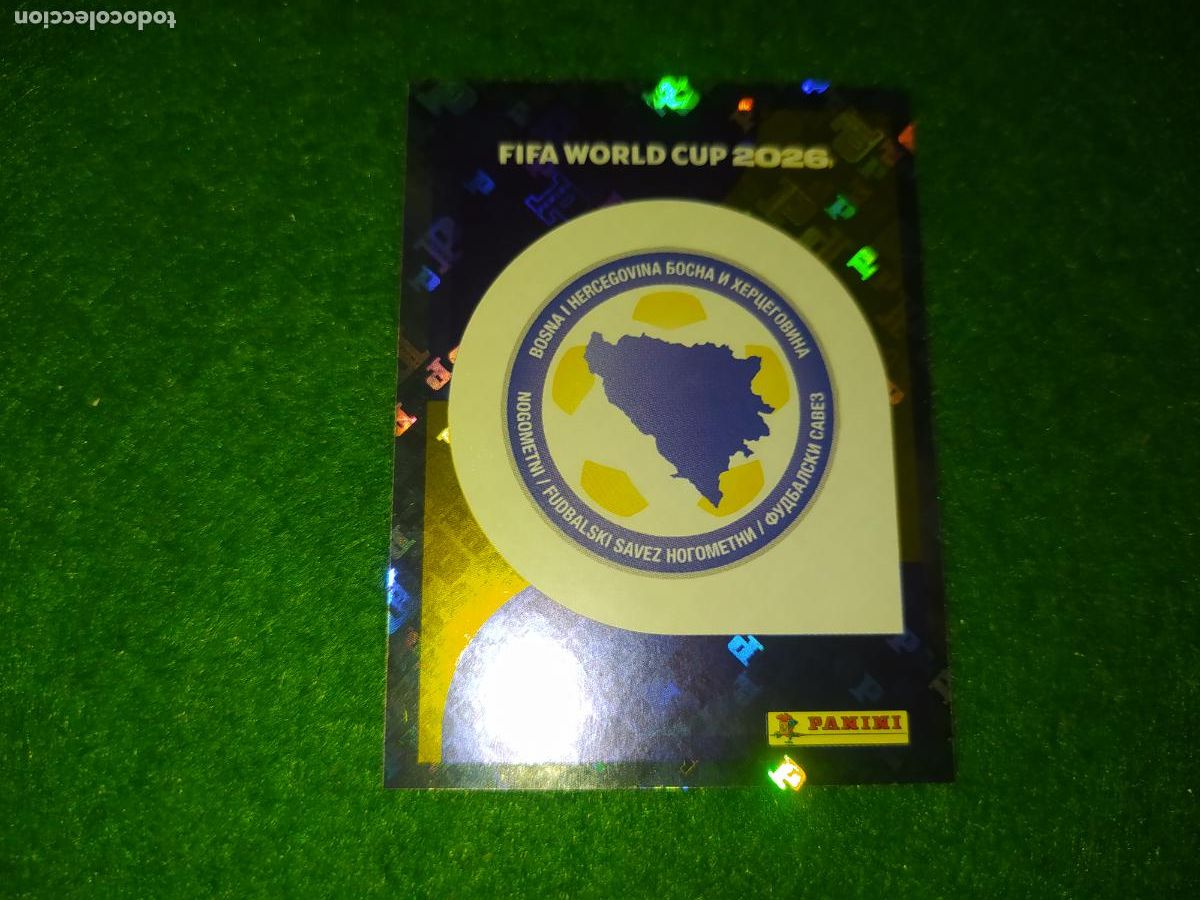 Cromos de F&uacute;tbol: OFFICIAL STICKER COLLECTION WORLD CUP MUNDIAL 2026 - BOSNIA N&ordm; 1 ESCUDO