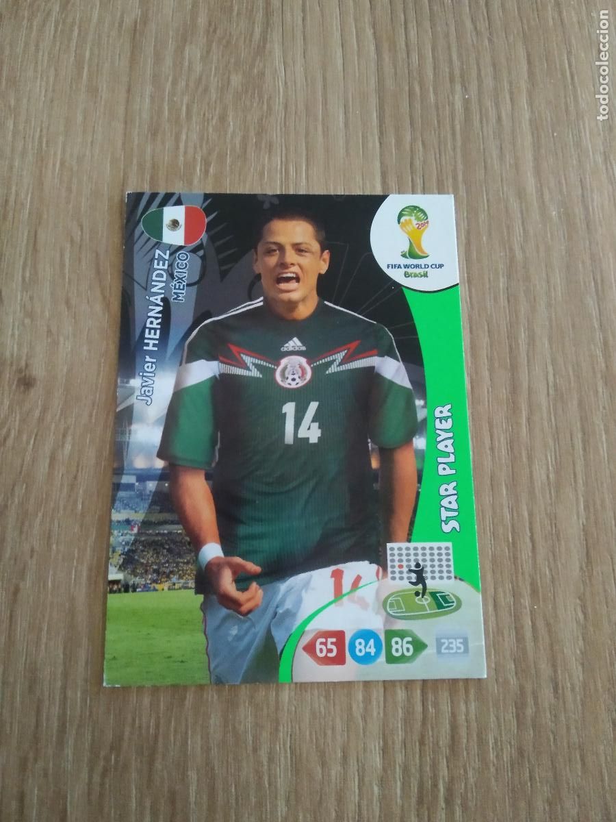 Cromos de F&uacute;tbol: JAVIER HERNANDEZ MEXICO CROMO FUTBOL PANINI ADRENALYN 2014 WORLD CUP COPA DEL MUNDO