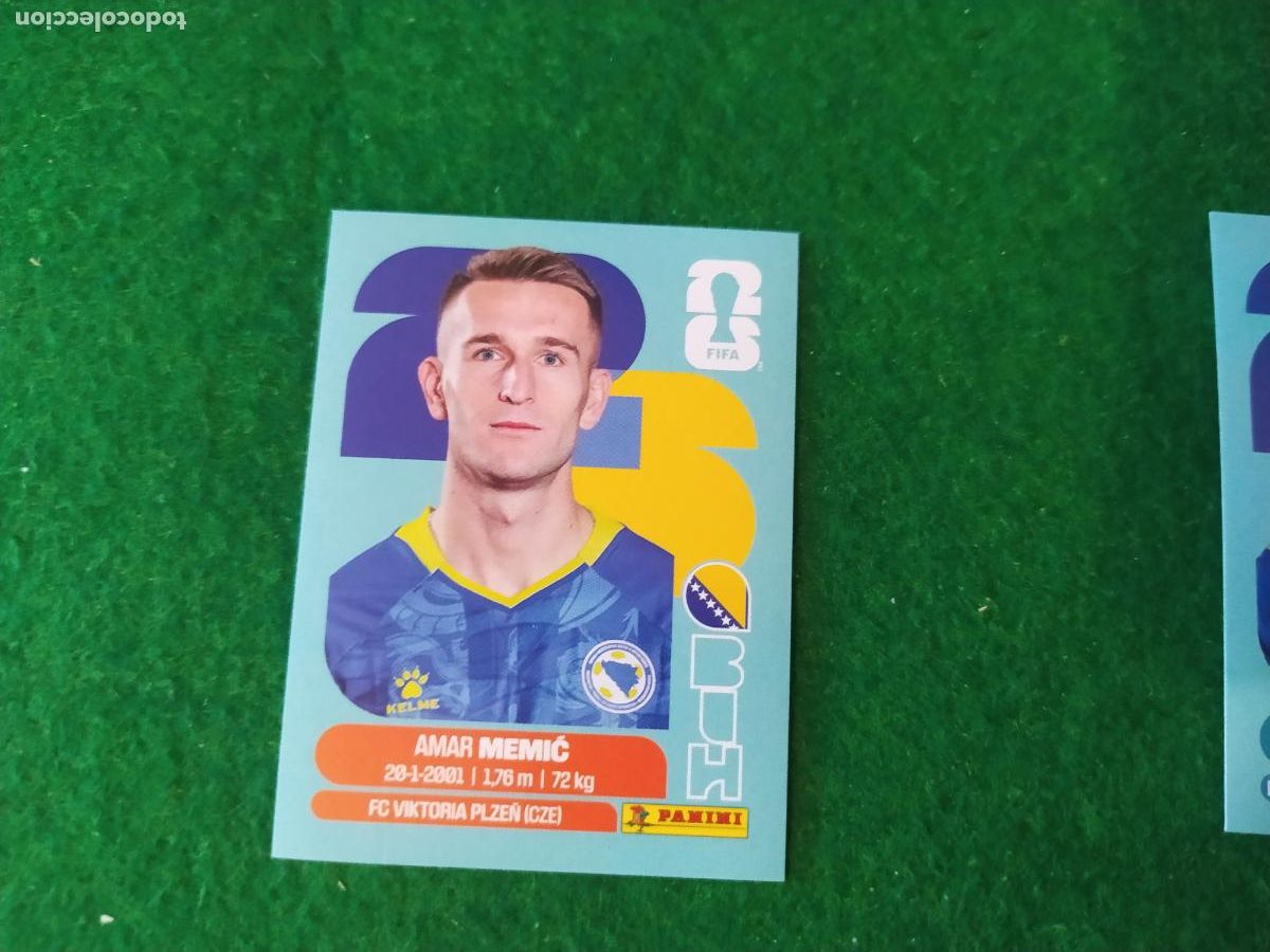 Cromos de F&uacute;tbol: OFFICIAL STICKER COLLECTION WORLD CUP MUNDIAL 2026 - BOSNIA N&ordm; 16 MEMIC