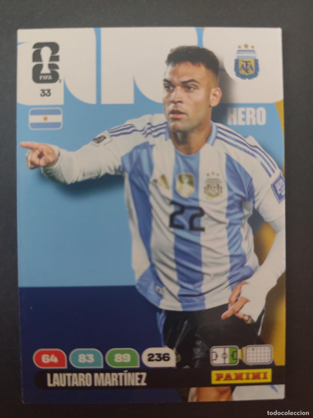 Cromos de Futebol: 33 LAUTARO MART&Iacute;NEZ ARGENTINA ADRENALYN MUNDIAL FIFA WORLD CUP 2026 PANINI