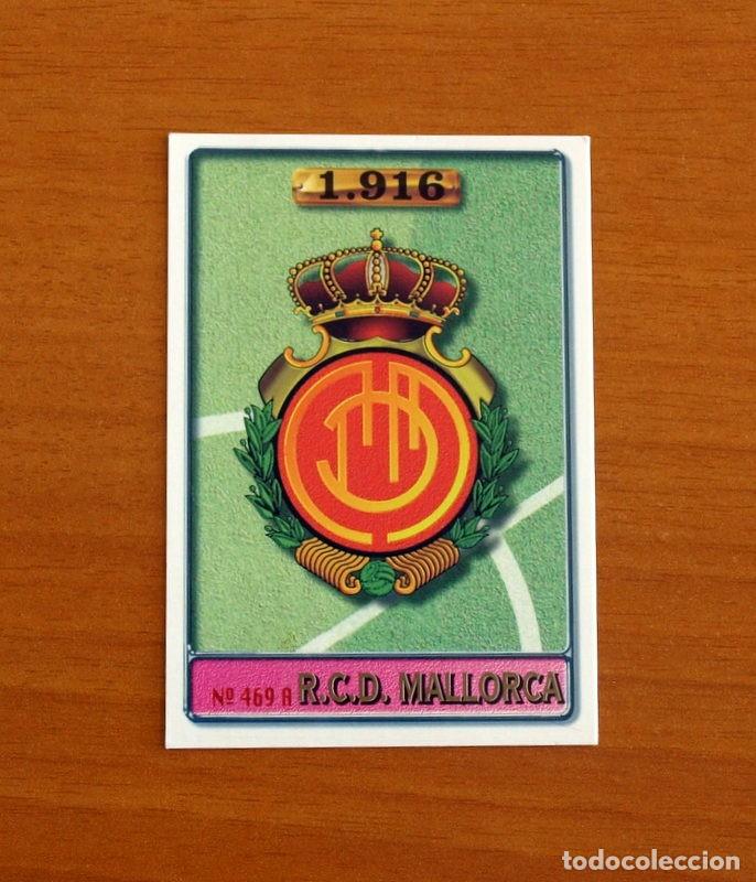 Cromos de F&uacute;tbol: Mallorca-N&ordm; 469 A-B Escudo-Carreras -2&ordf; Divisi&oacute;n-Mundicromo Las Fichas de la Liga 1996-1997-96-97