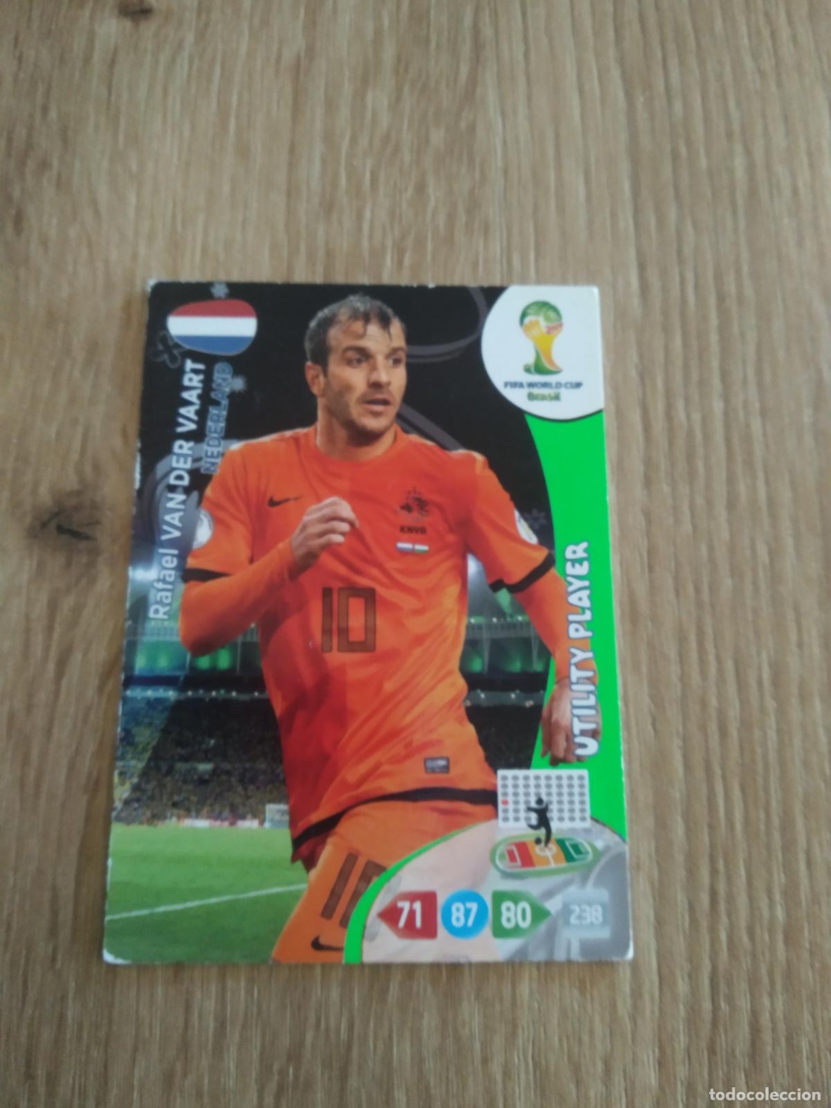 Cromos de F&uacute;tbol: VAN DER VAART HOLANDA PAISES BAJOS CROMO FUTBOL PANINI ADRENALYN 2014 WORLD CUP COPA DEL MUNDO