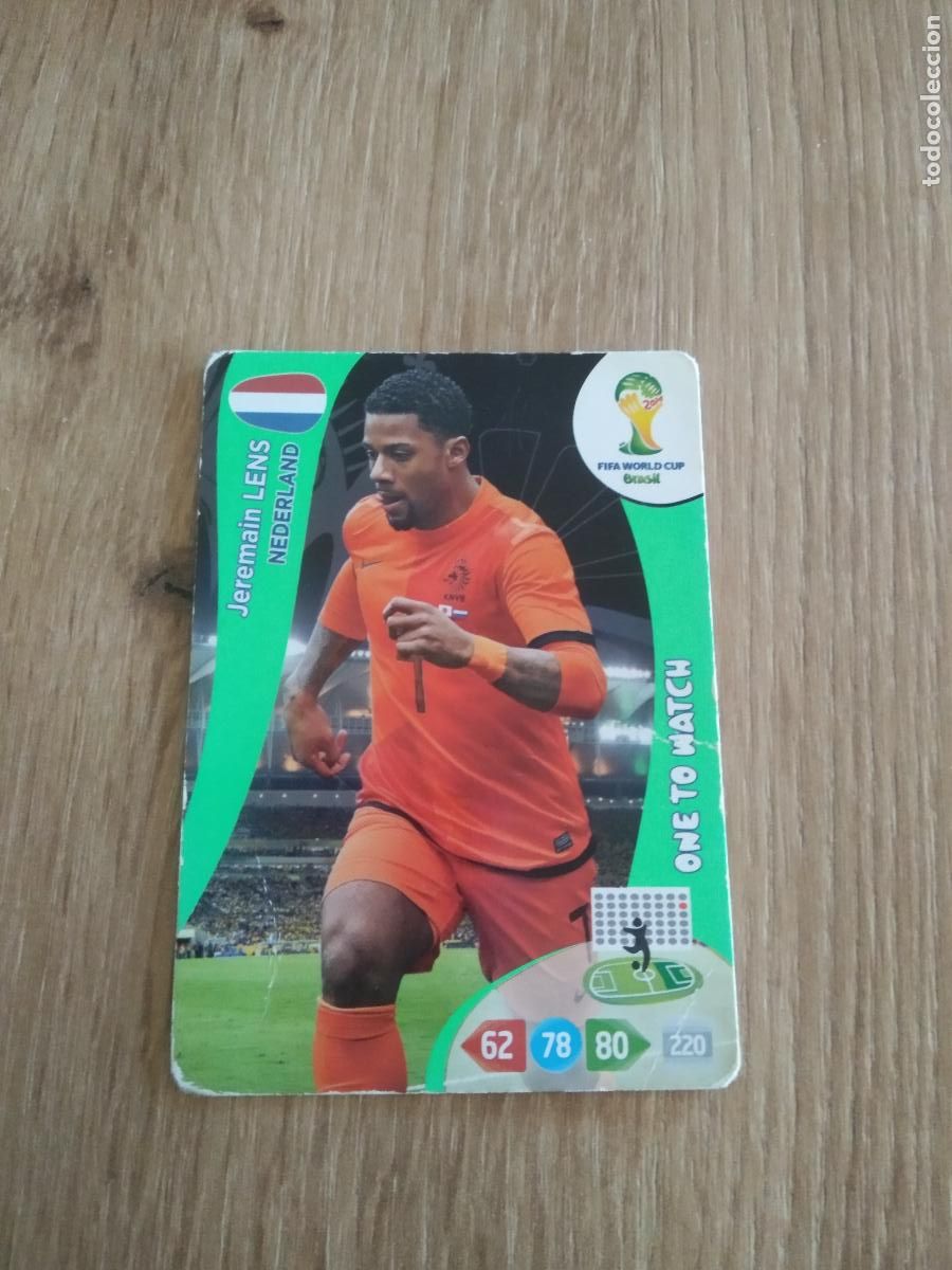 Cartes &agrave; collectionner de Football: JEREMAIN LENS HOLANDA PAISES BAJOS CROMO FUTBOL PANINI ADRENALYN 2014 WORLD CUP COPA DEL MUNDO