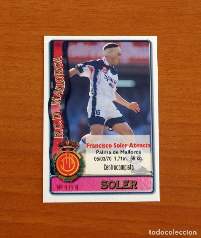 Cartes &agrave; collectionner de Football: Mallorca-N&ordm; 471 A-B Soler-Galca -2&ordf; Divisi&oacute;n-Mundicromo Las Fichas de la Liga 1996-1997-96-97