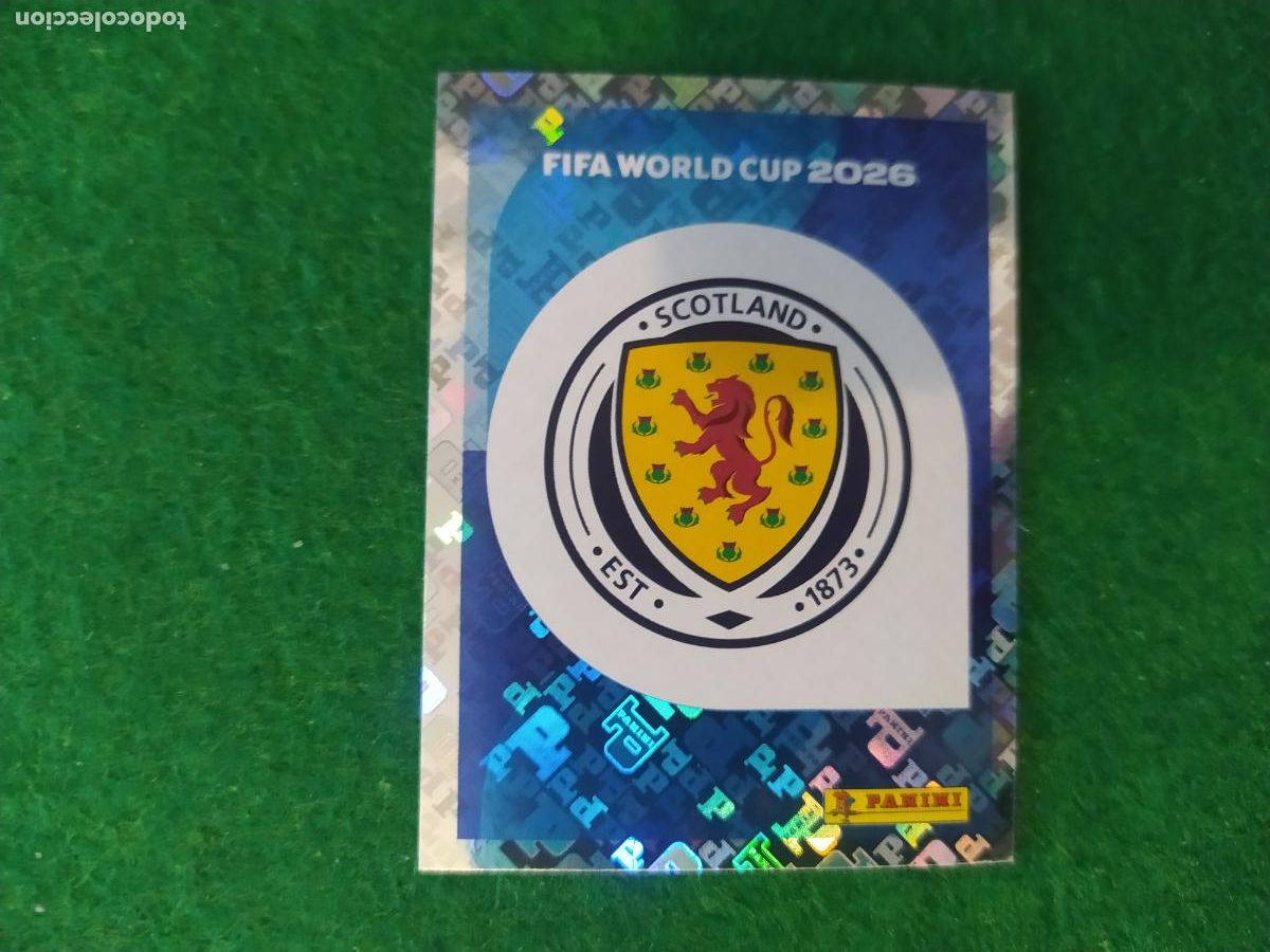 Cromos de Futebol: OFFICIAL STICKER COLLECTION WORLD CUP MUNDIAL 2026 - ESCOCIA N&ordm; 1 ESCUDO