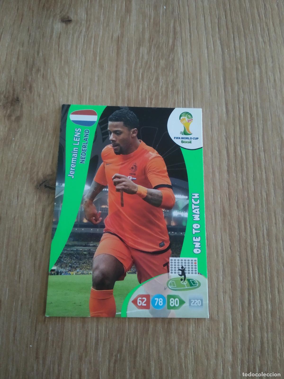 Cartes &agrave; collectionner de Football: JEREMAIN LENS HOLANDA PAISES BAJOS CROMO FUTBOL PANINI ADRENALYN 2014 WORLD CUP COPA DEL MUNDO