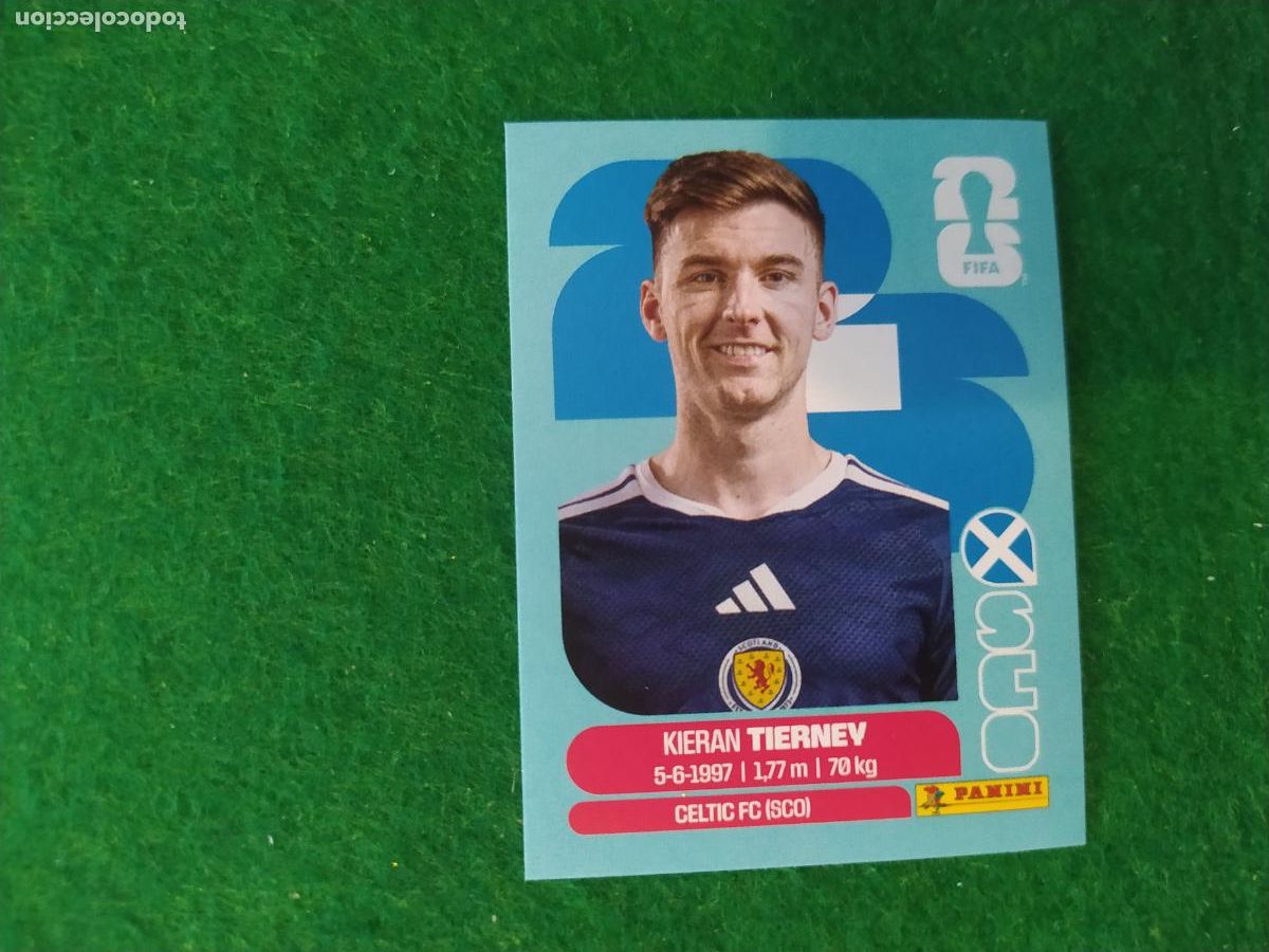 Cartes &agrave; collectionner de Football: OFFICIAL STICKER COLLECTION WORLD CUP MUNDIAL 2026 - ESCOCIA N&ordm; 4 TIERNEY