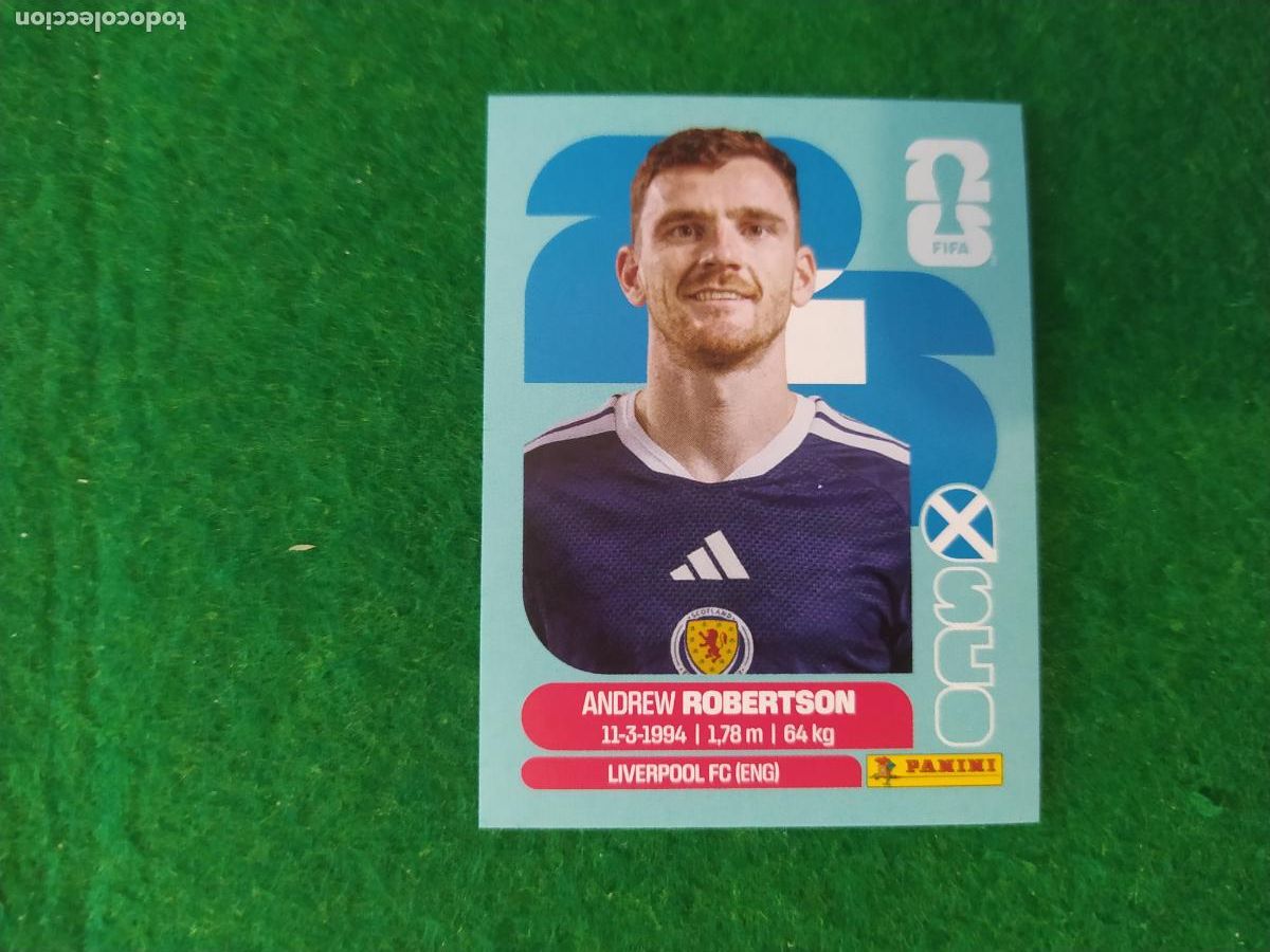 Cartes &agrave; collectionner de Football: OFFICIAL STICKER COLLECTION WORLD CUP MUNDIAL 2026 - ESCOCIA N&ordm; 6 ROBERTSON