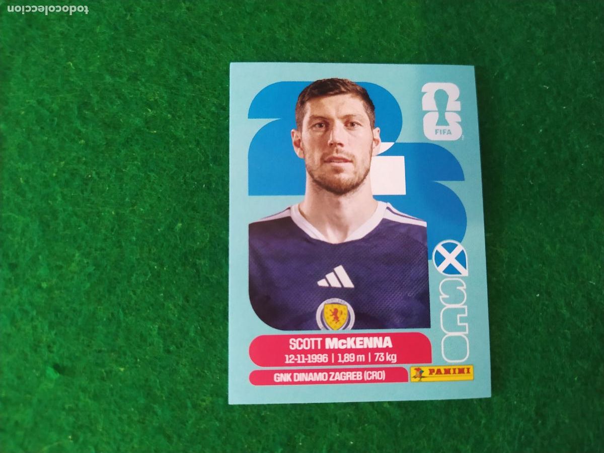 Cartes &agrave; collectionner de Football: OFFICIAL STICKER COLLECTION WORLD CUP MUNDIAL 2026 - ESCOCIA N&ordm; 7 MCKENNA