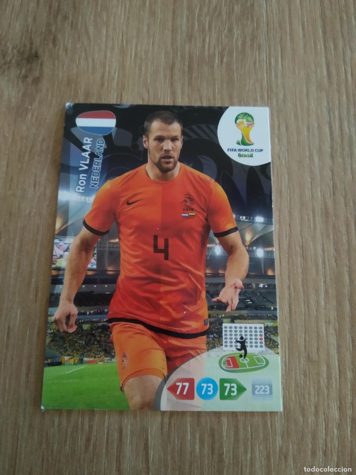 Cartes &agrave; collectionner de Football: RON VLAAR HOLANDA PAISES BAJOS CROMO FUTBOL PANINI ADRENALYN 2014 WORLD CUP COPA DEL MUNDO
