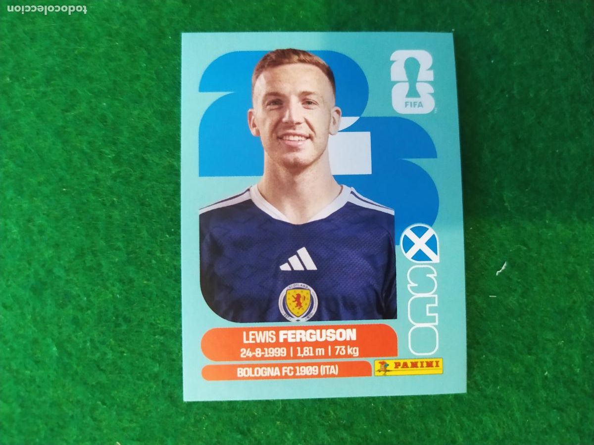 Cartes &agrave; collectionner de Football: OFFICIAL STICKER COLLECTION WORLD CUP MUNDIAL 2026 - ESCOCIA N&ordm; 14 FERGUSON