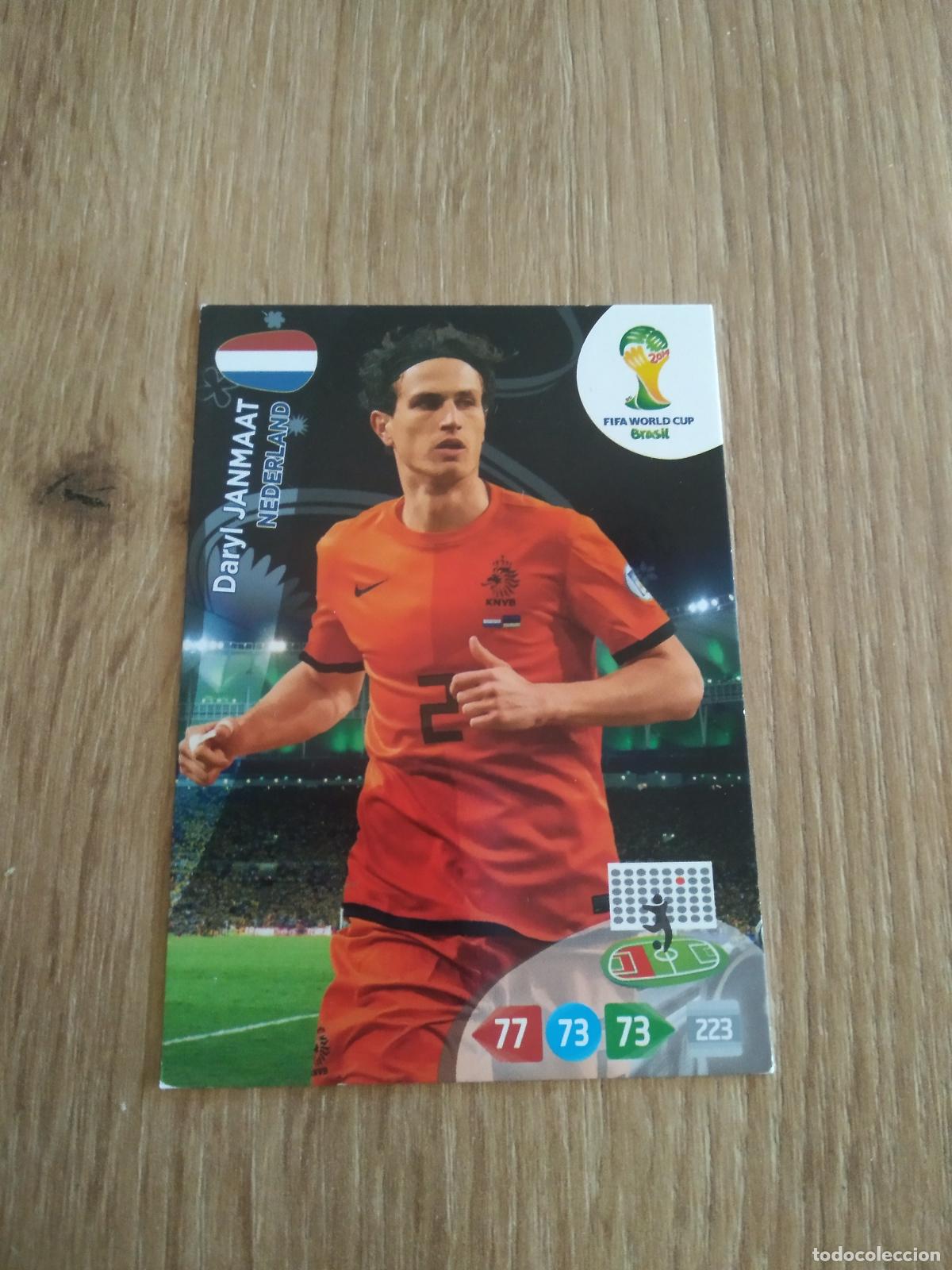 Cartes &agrave; collectionner de Football: JANMAAT HOLANDA PAISES BAJOS CROMO FUTBOL PANINI ADRENALYN 2014 WORLD CUP COPA DEL MUNDO