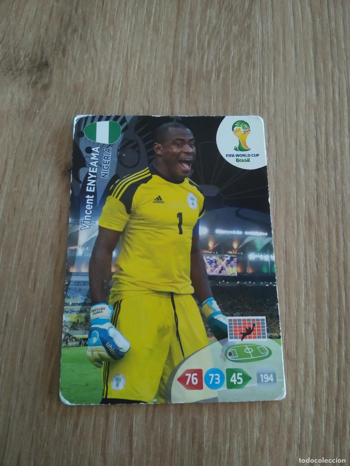 Cartes &agrave; collectionner de Football: ENYEAMA NIGERIA CROMO FUTBOL PANINI ADRENALYN 2014 WORLD CUP COPA DEL MUNDO